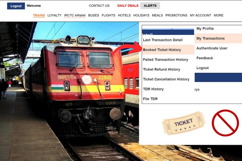 IRCTC ticket Cancel process